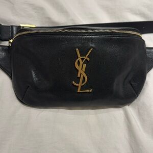 YSL Fanny pack- worn a handful of times. Pebbled leather- great condition!